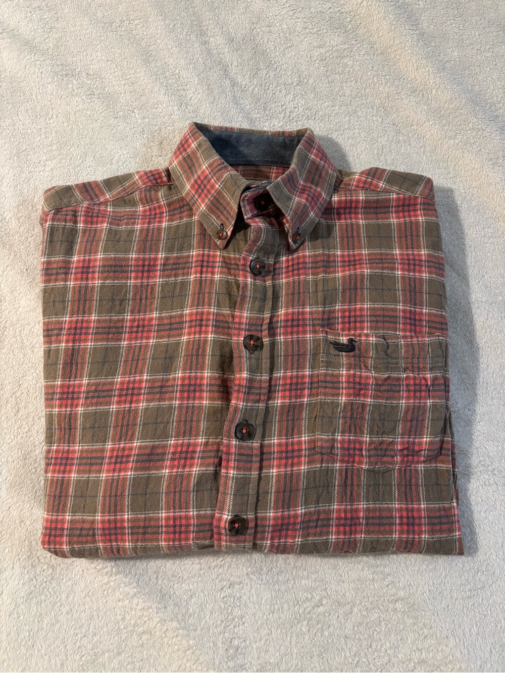 Southern Marsh Plaid Flannel Shirt